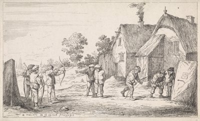 íjászok Szabadtéri műfaji jelenetek (sorozat címe) alkotó: David Teniers (II)