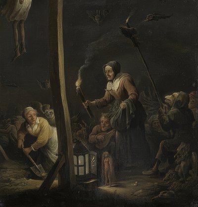 Boszorkány jelenet alkotó: David Teniers the Elder