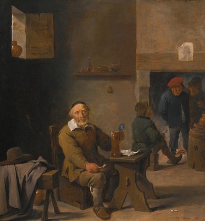 Egy parasztok egy fogadóban alkotó: David Teniers the Younger