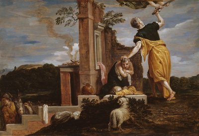 Ábrahám Izsák feláldozása alkotó: David Teniers the Younger