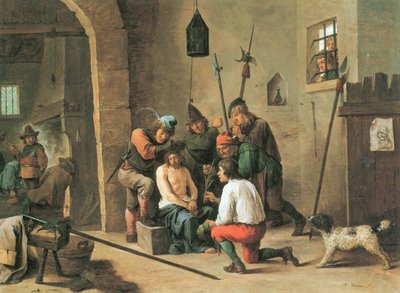holland: A töviskorona Fájdalmak embere alkotó: David Teniers the Younger