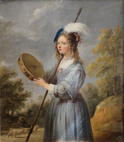 Pásztorlány alkotó: David Teniers the Younger