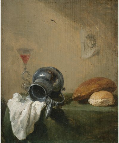Csendélet felborult kancsóval alkotó: David Teniers the Younger