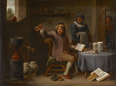 A konzultáció alkotó: David Teniers the Younger