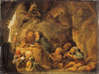 Szent Antal megkísértése, c. 1650. alkotó: David Teniers the Younger