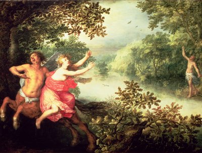Herkules, Deianeira és Nessus kentaur, 1612 (panel) alkotó: David Vinckboons