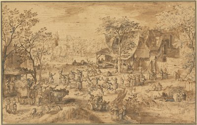Kermis paraszt alkotó: David Vinckboons