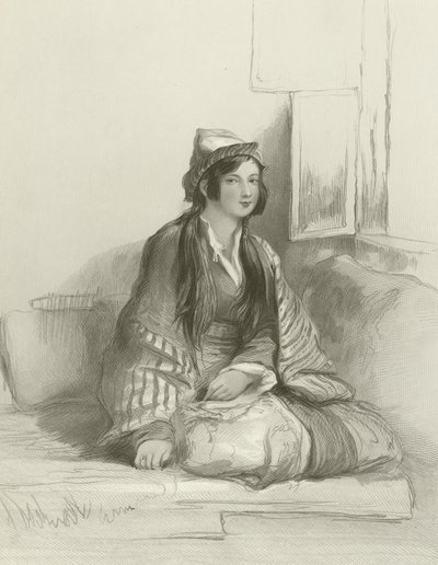 Egy cserkesz hölgy alkotó: David Wilkie