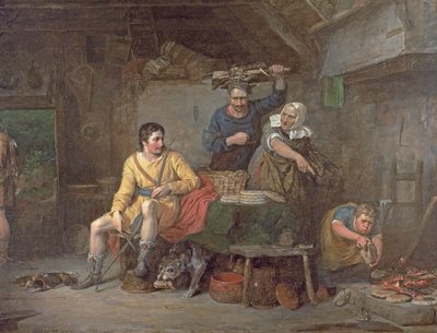 Alfréd király elégeti a süteményeket alkotó: David Wilkie