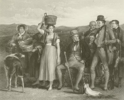 Sir Walter Scott és családja alkotó: David Wilkie