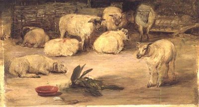 Tíz bárány egy karámban alkotó: David Wilkie