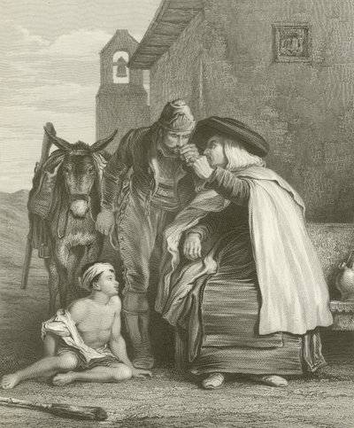 A gerilla búcsút vesz gyóntatójától alkotó: David Wilkie