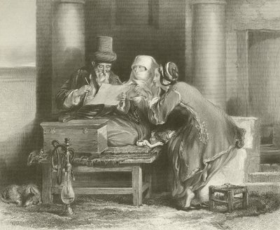 A török levélíró alkotó: David Wilkie