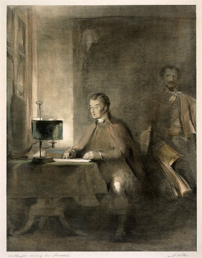 Wellington a küldetéseit írja alkotó: David Wilkie