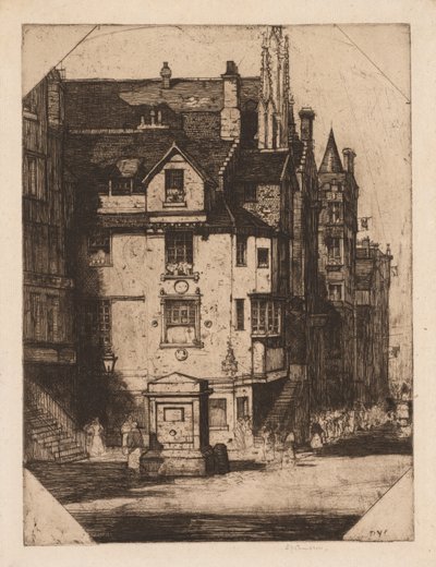 John Knoxs ház, 1905. alkotó: David Young Cameron