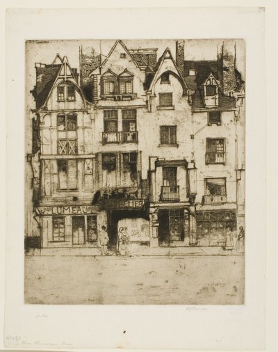 Place Plumereau, Tours alkotó: David Young Cameron