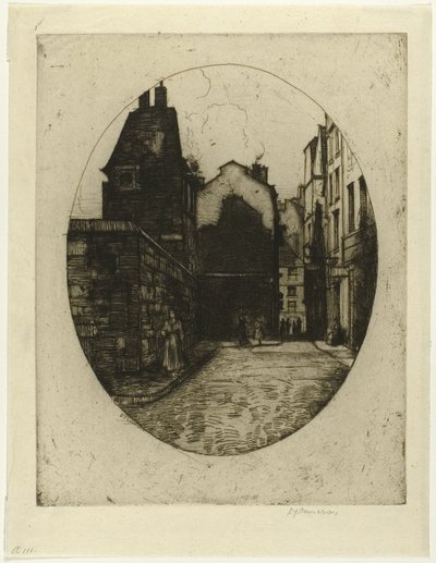 Rue Saint Julien le Pauvre, hatodik lemez a párizsi készletből alkotó: David Young Cameron