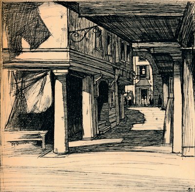 Velencei utca, 1900 alkotó: David Young Cameron