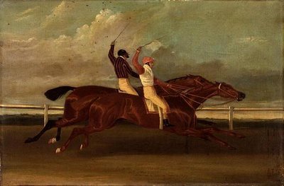 „Actaeon beating Memnon”, a Great Subscription Purse-ban Yorkban, 1826. augusztus alkotó: David of York Dalby