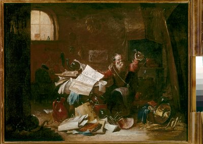 Az alkimista alkotó: David the Younger (attr. to) Teniers