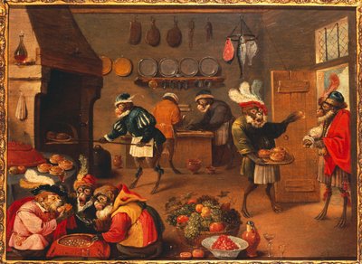 A majom szakácsok alkotó: David the Younger Tenier