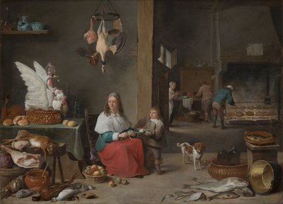Konyhabelső, 1644 alkotó: David Teniers the Younger
