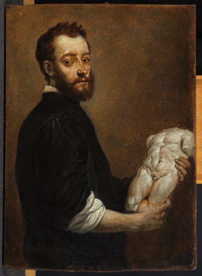 Egy szobrász portréja, Giovanni Battista Moroni nyomán alkotó: David Teniers the Younger