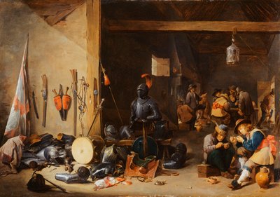 Egy őrszoba belseje, 1640-es évek alkotó: David Teniers the Younger