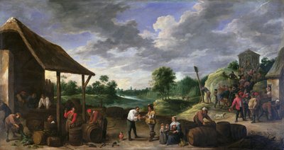 A borszüret alkotó: David Teniers the Younger