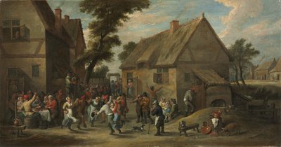 Falusi ünnepség, 1646-50 körül (olaj, vászon) alkotó: David the Younger Teniers