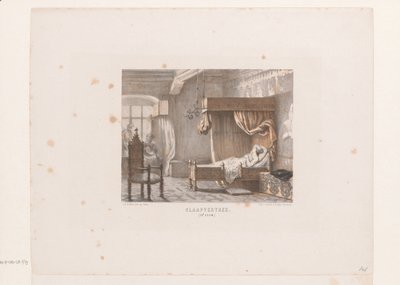 Hálószoba, 13. század Hálószoba. (13. század) (cím a tárgyon) alkotó: David van der Kellen