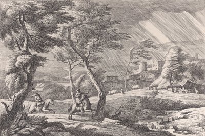 6. tábla: A vihar, 1743. alkotó: Davide Antonio Fossati