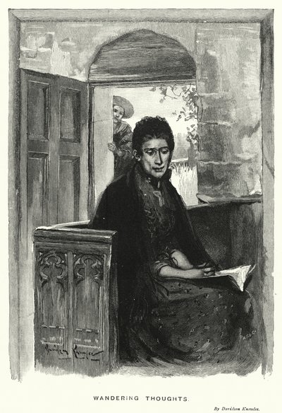 Vándor gondolatok (metszet) alkotó: Davidson Knowles