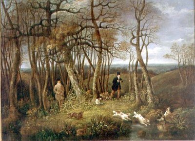 Fakakas lövöldözés (olaj, vászon) alkotó: Dean I Wolstenholme