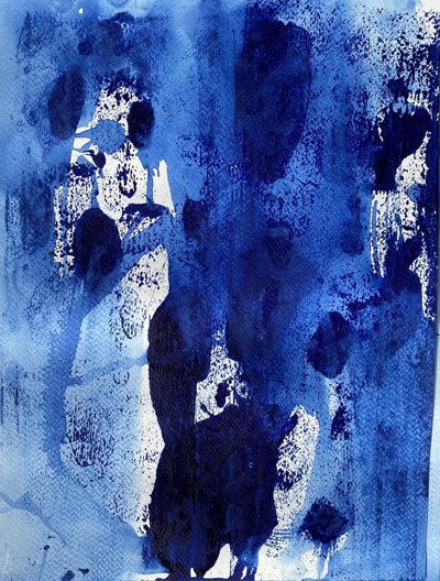 Deep Blue – Absztrakt alkotó: Deb Chaney