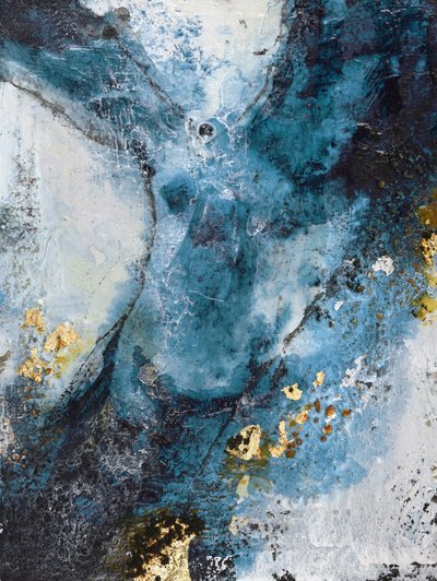 Deep Blue Gold – Absztrakt alkotó: Deb Chaney