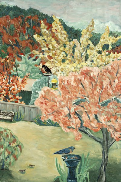 Backyard Fall, 2016 (akril, vászon) alkotó: Deborah Eve Alastra