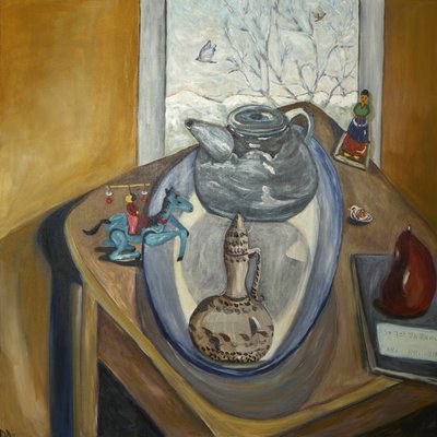 Téli árnyékok, 2015 (akril, vászon) alkotó: Deborah Eve Alastra