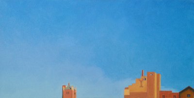 Brooklyn Fort Greene Sky, 2012 (olaj, vászon) alkotó: Deborah Stevenson