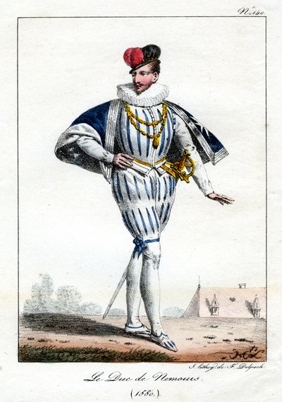 Jacques de Savoie, Nemours 2. hercege, 1580, 1795-1825. alkotó: Delpech