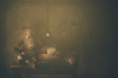 Nosztalgikus mackós csendélet alkotó: Delphine Devos