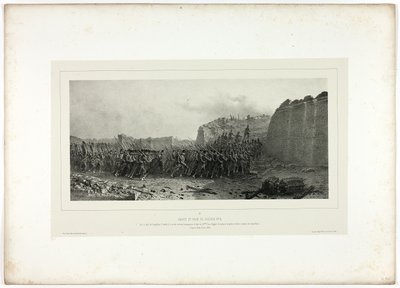 számú bástya megtámadása és elfoglalása. 6, a Memories of Italy: Rome Expedition c alkotó: Denis Auguste Marie Raffet