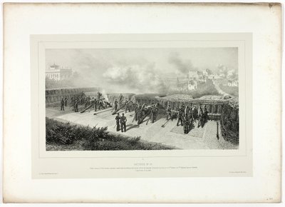 10-es számú akkumulátor, a Souvenirs of Italy: Rome Expedition kínálatából alkotó: Denis Auguste Marie Raffet