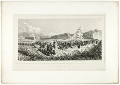 14-es számú akkumulátor, a Souvenirs of Italy: Rome Expedition kínálatából alkotó: Denis Auguste Marie Raffet