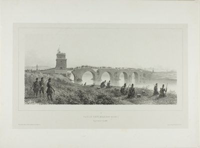 A Molle-híd elfoglalása alkotó: Denis Auguste Marie Raffet