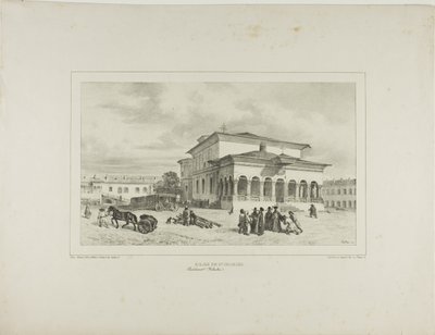 Szent György-templom, Bukarest, 1837. július 13. alkotó: Denis Auguste Marie Raffet