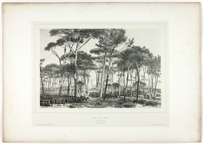 Harc Pamfiliben, a Souvenirs of Italy: Rome Expedition kínálatából alkotó: Denis Auguste Marie Raffet