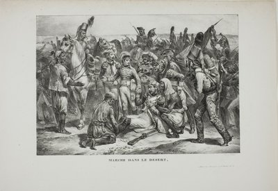 Sivatagi március alkotó: Denis Auguste Marie Raffet