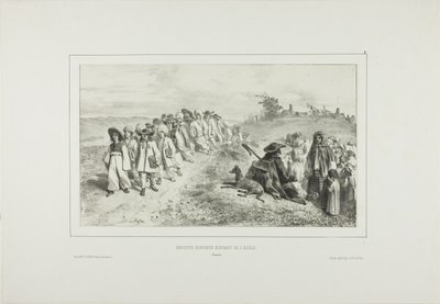 Iskolába járó magyar gyerekek alkotó: Denis Auguste Marie Raffet