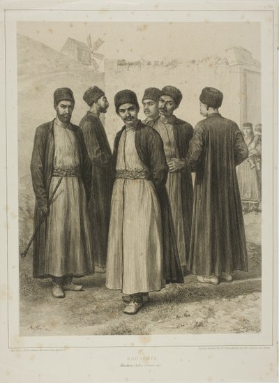Karaimes, Theodosia, Kaffa, 1837. október 1. alkotó: Denis Auguste Marie Raffet